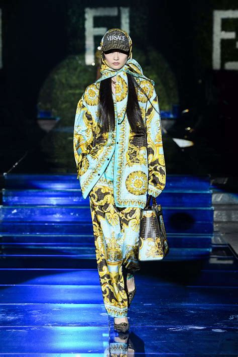 fendi x versace runway|Fendi Versace collab.